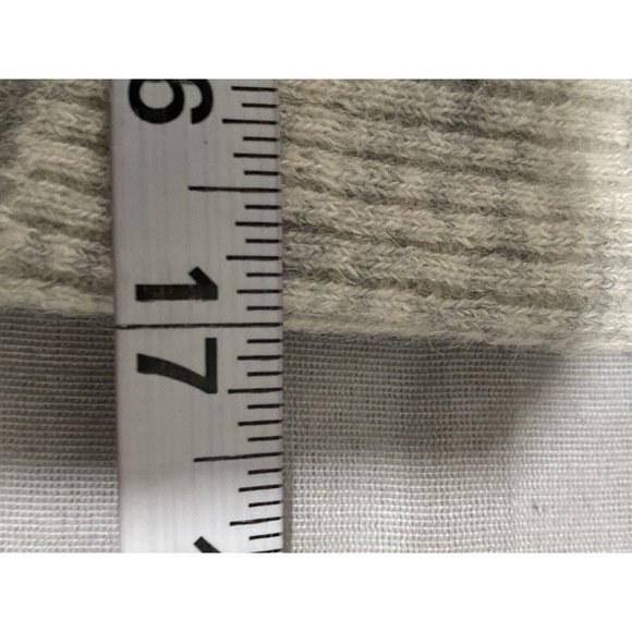 Designers Remix Women’s Cowl Neck Sweater Balloon Sleeve Ivory Wool Blend Sz Xs - Picture 4 of 10